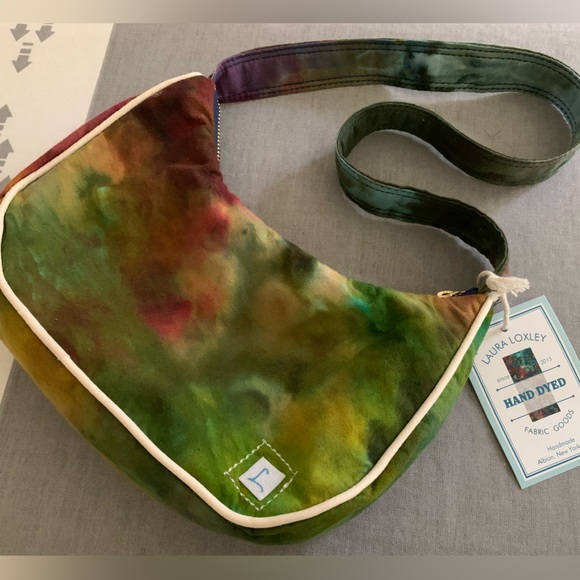 NWT Laura Loxley Hand Dyed 1980’s replica retro bag - cute small good for kiddos - Picture 1 of 6